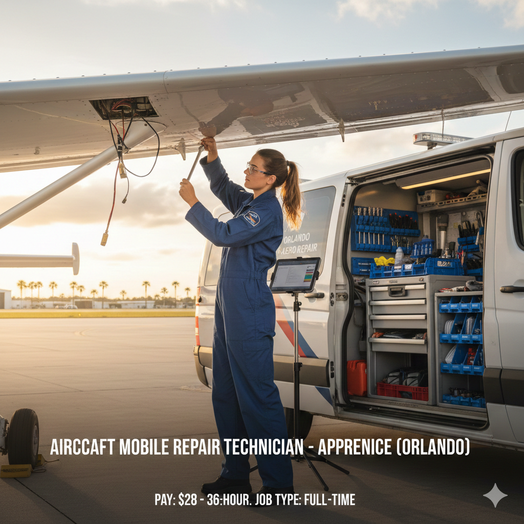 Aircraft Mobile Repair Technician - Apprentice (Orlando)