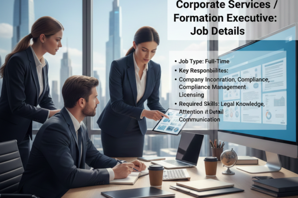 Corporate Services/ Company Formation Executive Job type Full-time