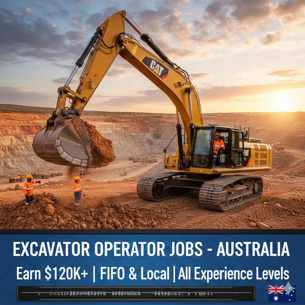 Excavator Operator Jobs in Australia