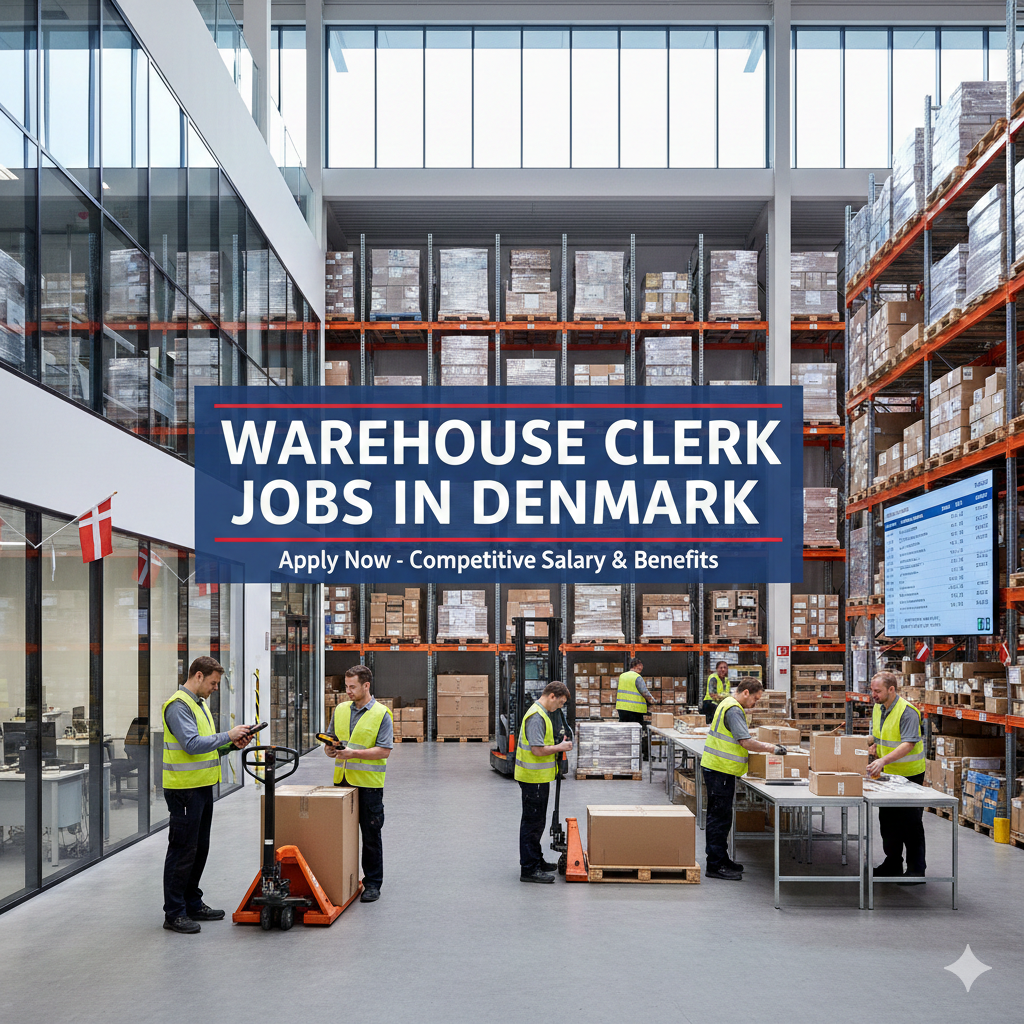 Warehouse Clerk Jobs in Denmark