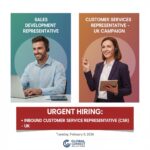 URGENT HIRING: Inbound Customer Service Representative (CSR) - UK